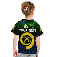 Custom Malampa Province T Shirt Native Canoe Mix Vanuatu Pig Tusk Black Version LT14 - Polynesian Pride