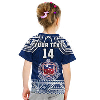 (Custom Text and Number) Samoa Rugby T Shirt Toa Samoa Pacific Sporty LT14 - Polynesian Pride