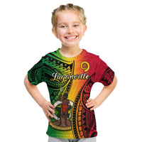 Vanuatu T Shirt KID Luganville Polynesian Reggae Coat Of Arms LT14 - Polynesian Pride