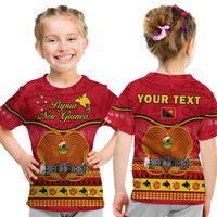 Custom Papua New Guinea Christmas T Shirt Bird of Paradise Bikpela Hamamas Blong Dispela Krismas LT14 - Polynesian Pride