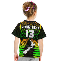 (Custom Text and Number) Aotearoa Fern T Shirt New Zealand Hei Tiki Special Style LT13 - Polynesian Pride