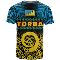 Torba Province T Shirt Vanuatuan Pig Tusk Polynesian Flag Style LT14 - Polynesian Pride