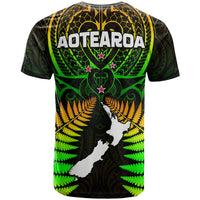 Aotearoa Fern T Shirt New Zealand Hei Tiki Special Style LT13 - Polynesian Pride
