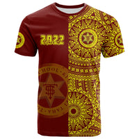 (Custom Text and Number) Tonga High School T Shirt Class of Year Tongan Ngatu Pattern LT14 - Polynesian Pride