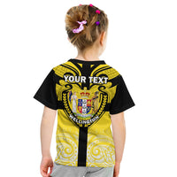 (Custom Personalised) Wellington T Shirt KID New Zealand Maori Pattern LT14 - Polynesian Pride
