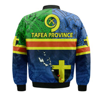 Vanuatu Tafea Province Day Bomber Jacket Tafea Flag Color Style LT9 - Polynesian Pride