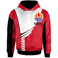 Tahiti Hoodie Athletes Style Unisex Red - Polynesian Pride