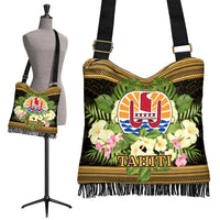 Tahiti Boho Handbag - Polynesian Gold Patterns Collection - Polynesian Pride