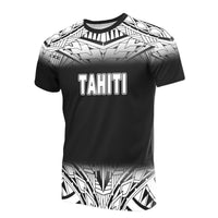 Tahiti T Shirt Polynesian Fog Black Style Unisex Black - Polynesian Pride