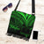 Tokelau Boho Handbag - Green Color Cross Style One Size Boho Handbag Black - Polynesian Pride