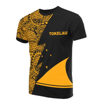 Tokelau T Shirt Polynesian Patter red Flash Style - Polynesian Pride