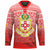 Tonga Custom Personalised Hockey Jersey - Kolisi Tonga With Tropical Flowers LT10 Unisex Red - Polynesian Pride