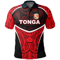 Tonga Polo Shirt Polynesian Sport Style Unisex Black - Polynesian Pride