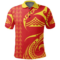 Hawaiian Mauna Kea Polynesian Polo Shirt Felicity Style - Polynesian Pride