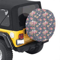 Tropical Butterfly Pink Hawaii Spare Tire Cover - Polynesian Pride