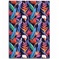 Tropical Flower Area Rug - AH Luxurious - Polynesian Pride