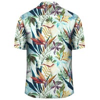 Tropical Flower Plant And Leaf Pattern Hawaiian Shirt - Polynesian Pride