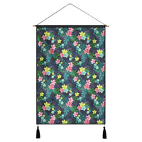 Tropical Hibiscus Hanging Poster - AH Hanging Poster 43 x 65 cm Cotton And Linen - Polynesian Pride