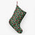 Tropical Monstera Leaf Green Mix Christmas Stocking 26 X 42 cm Black Christmas Stocking - Polynesian Pride