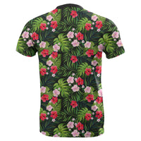 Hawaii Tropical Flower Mix T Shirt - Polynesian Pride