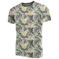 Hawaii Tropical Jungle Parrots and Flamingos T Shirt - Polynesian Pride