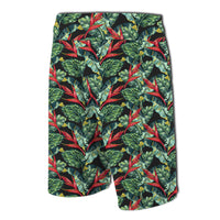 Tropical Monstera Leaf Green MixBoard Shorts - Polynesian Pride