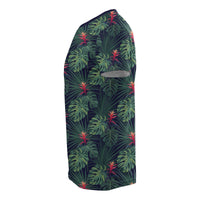 Hawaii Tropical Monstera Leaf Green T Shirt - Polynesian Pride