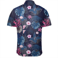 Hawaiian Shirt - Tropical Palm Tree And Flower Shirt - Polynesian Pride