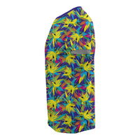 Hawaii Tropical Pattern Mix T Shirt - Polynesian Pride