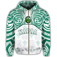 hawaiiZipper Hoodie Kanaka Kapaa High School Zipper Hoodie Demodern Style - Polynesian Pride