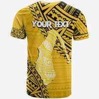 Cook Islands Tribal Custom T Shirt Island Map Aitutaki Island LT7 - Polynesian Pride