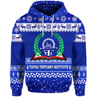 Tupou Tertiary Institute Christmas Hoodie Simple Style LT8 - Polynesian Pride