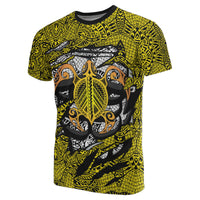 Honu Polynesian Yellow Hawaii Turtle T Shirt - Polynesian Pride