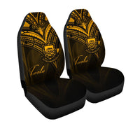 Tuvalu Car Seat Cover - Gold Color Cross Style - Polynesian Pride