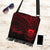 Tuvalu Boho Handbag - Red Color Cross Style One Size Boho Handbag Black - Polynesian Pride