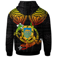 Tuvalu Custom Zip up Hoodie Lizard Good Chest - Polynesian Pride