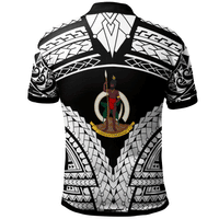 Vanuatu Polo Shirt A Piece Of My Heart White Color - Polynesian Pride