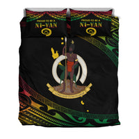 Vanuatu Proud To Be A Ni-Van - Polynesian Pattern Bedding Set LT7 - Polynesian Pride
