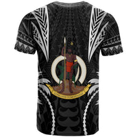 Vanuatu T Shirt Blood Runs Through My Veins Style Black - Polynesian Pride