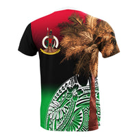 Vanuatu T Shirt Polynesian Palm Tree Flag - Polynesian Pride