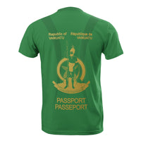 Vanuatu All Over Print T Shirt Republic Vanuatu Passport - Polynesian Pride