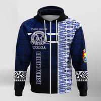 Tonga Tupou College Vaota Koula Zip up Hoodie LT7 - Polynesian Pride