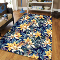 Vintage Floral Area Rug - AH - Polynesian Pride