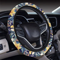 Vintage Floral Hawaii Universal Steering Wheel Cover with Elastic Edge - Polynesian Pride
