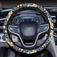 Vintage Floral Hawaii Universal Steering Wheel Cover with Elastic Edge - Polynesian Pride