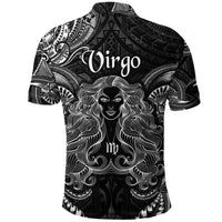 Virgo Zodiac Polynesian Polo Shirt Unique Style Black LT8 - Polynesian Pride