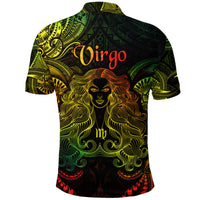 Virgo Zodiac Polynesian Polo Shirt Unique Style Reggae LT8 - Polynesian Pride