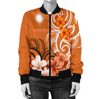 Marshall Islands Women's Bomber Jacket - Marshallese Spirit - Polynesian Pride