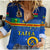 (Custom Personalised) Tafea Province Women Casual Shirt Vanuatu Proud LT13 Female Blue - Polynesian Pride
