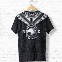 New Zealand Maori T Shirt Waitangi Day Black - Polynesian Pride